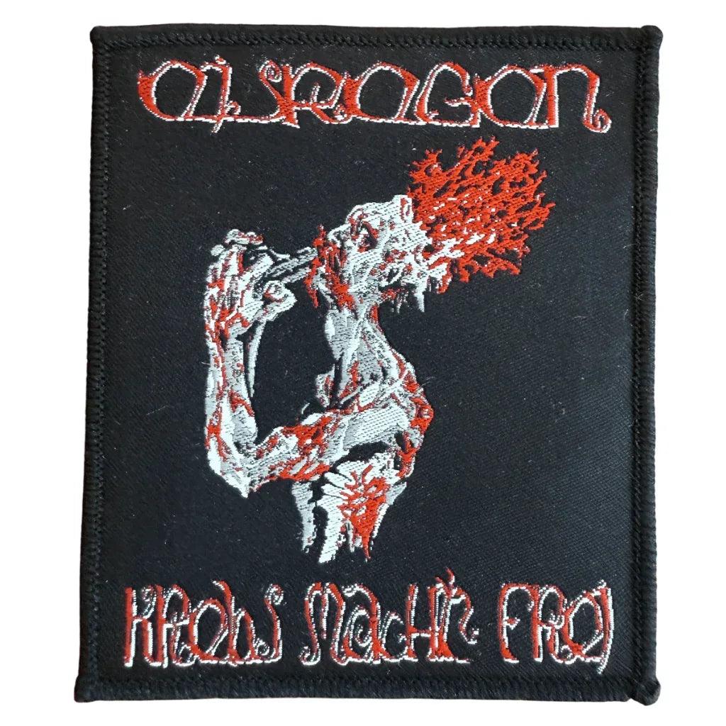 Eisregen Patch · Krebs Macht Frei (9cm x 10cm) - Totenkopf.com