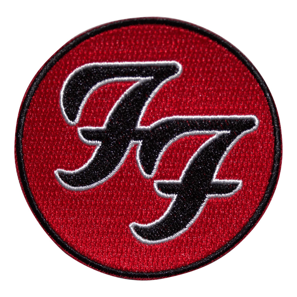 Foo Fighters Patch · Circle Logo Red Black