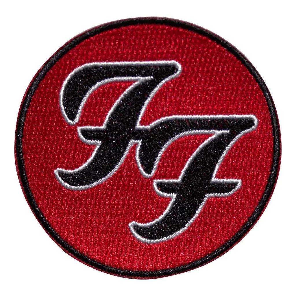 Foo-Fighters-Patch-Aufnaeher-Logo-Red-Black - Totenkopf.com