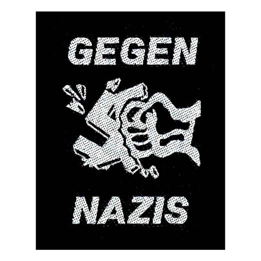 Anti Nazi Patch · Gegen Nazis Faust