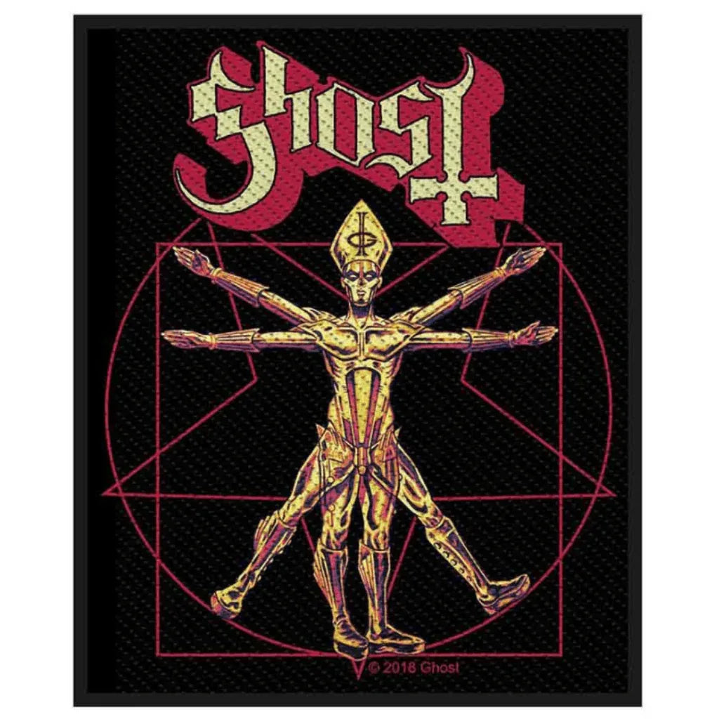 Ghost Patch · The Vitruvian Ghost (7cm x 10cm) - Totenkopf.com