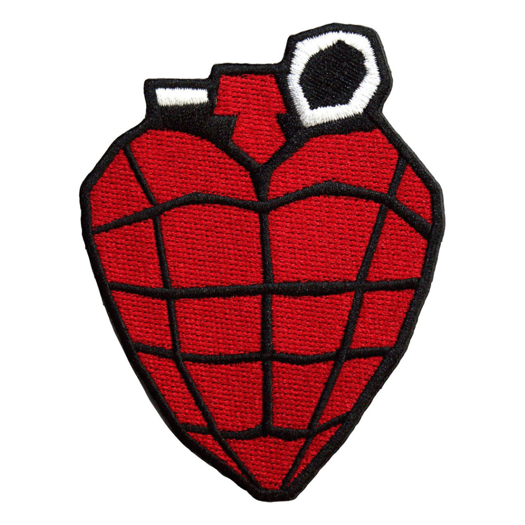 Green Day Patch · Grenade Heart Logo