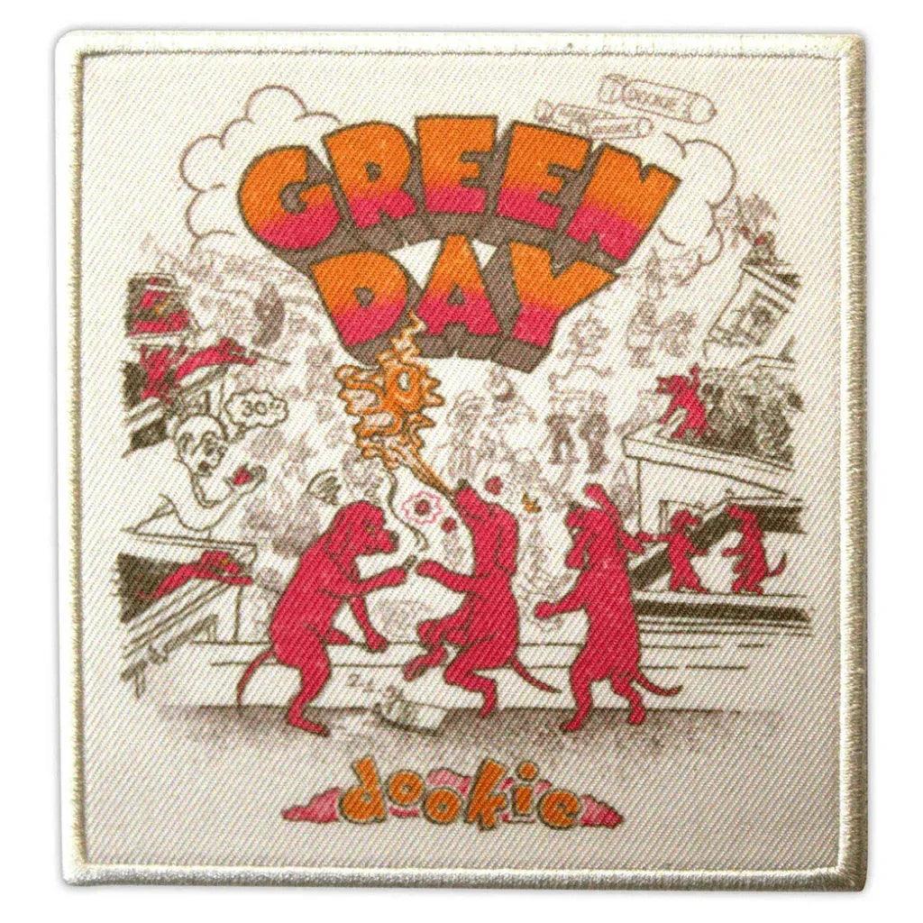 Green-Day-Patch-Aufnaeher-Dookie-30th-Anniversary - Totenkopf.com