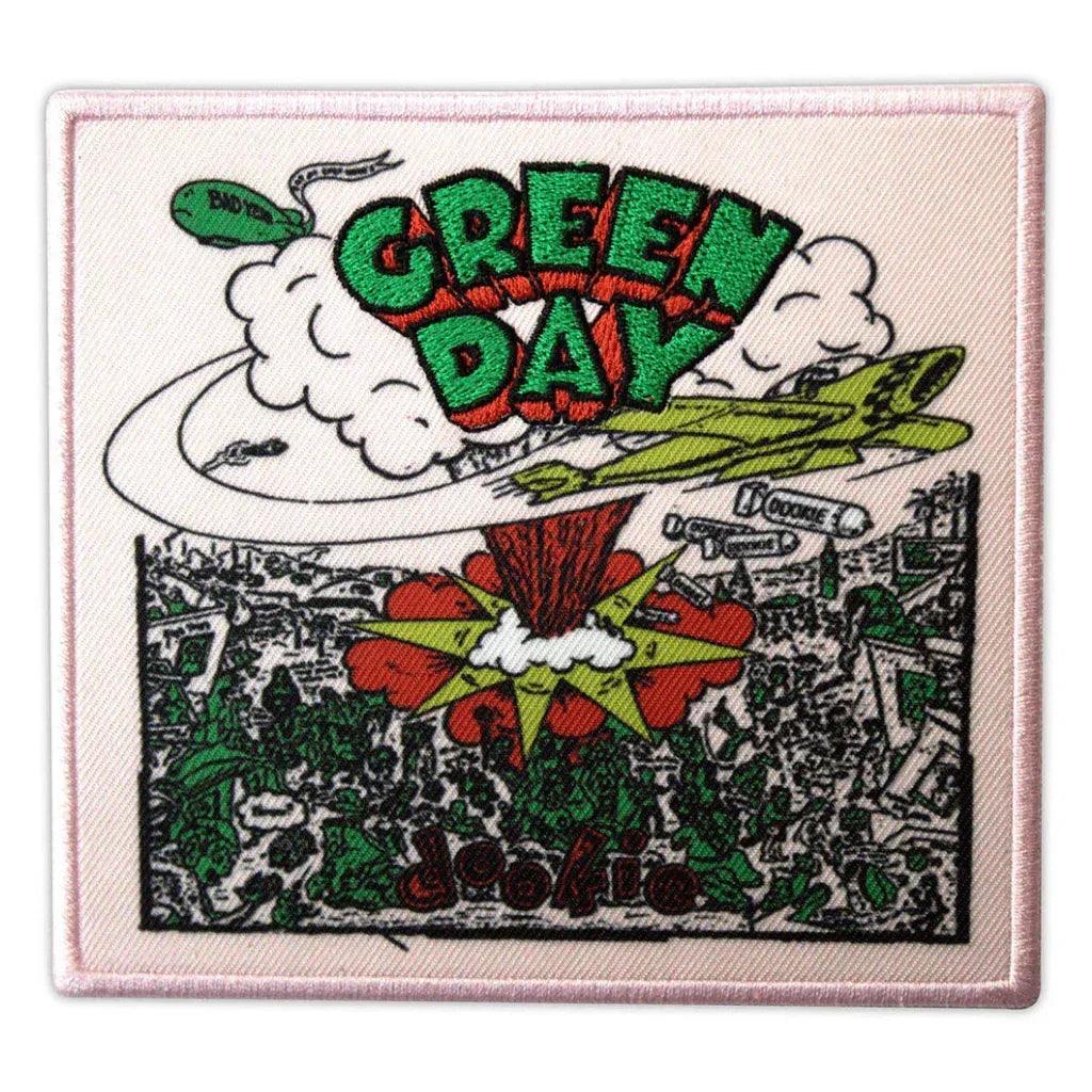 Green-Day-Patch-Aufnaeher-Dookie-Album-Cover-Pink - Totenkopf.com