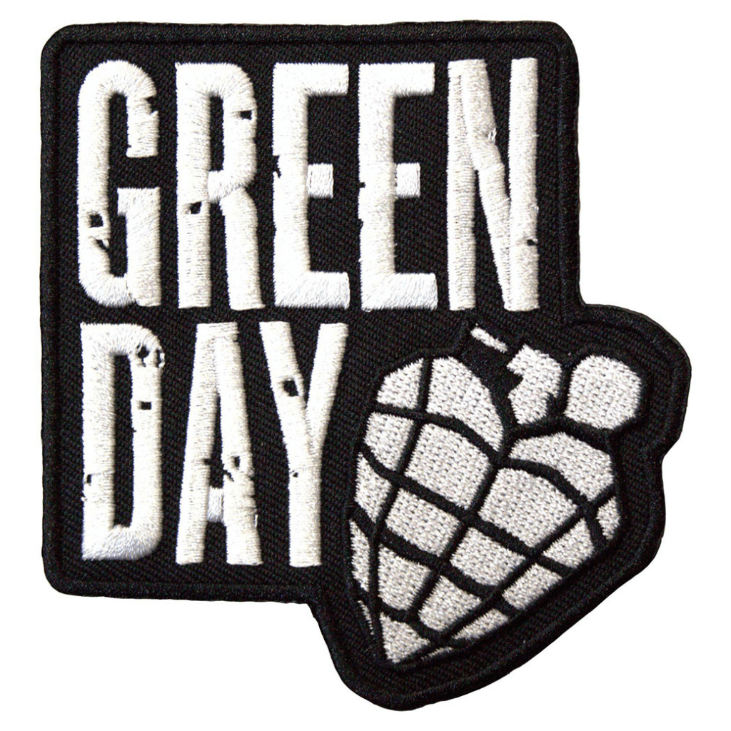 Green Day Patch · Grenade Stacked Logo