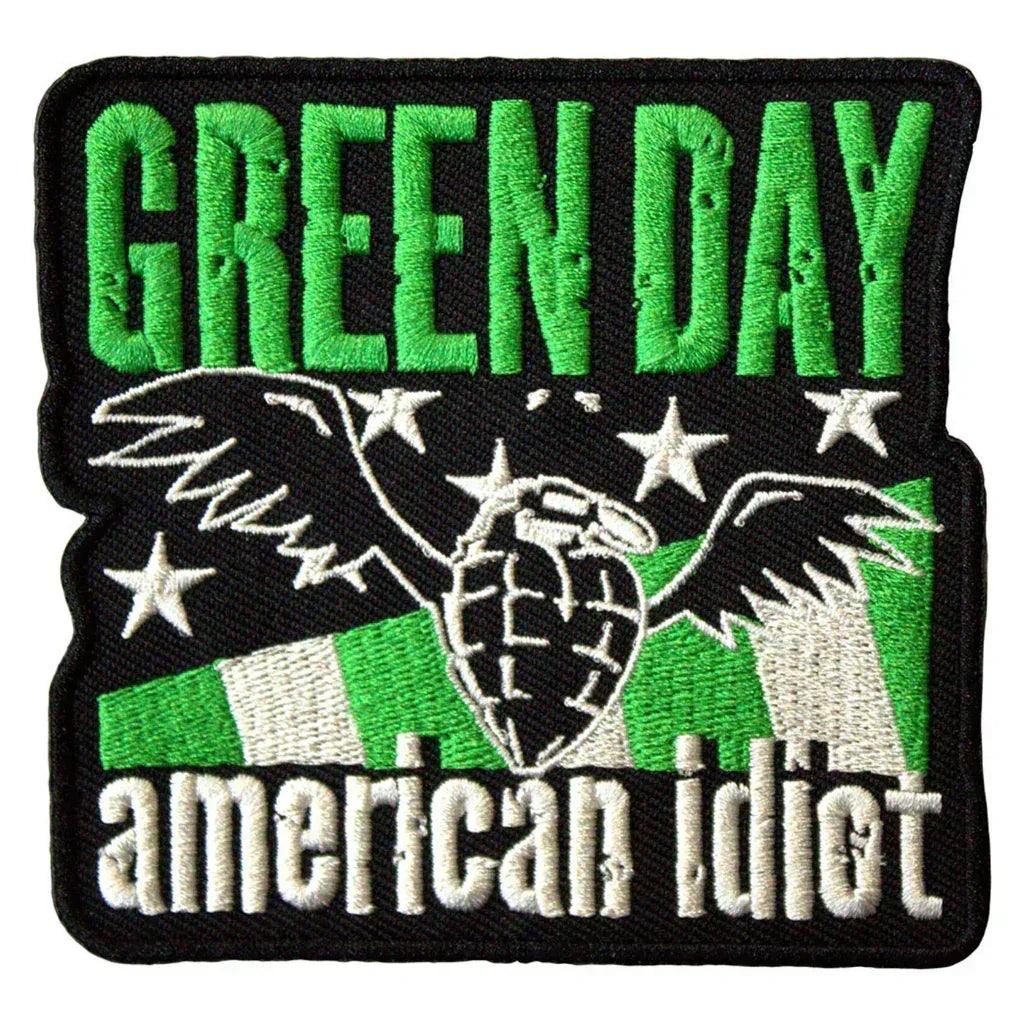 Green-Day-Patch-american-idiot-wings - Totenkopf.com
