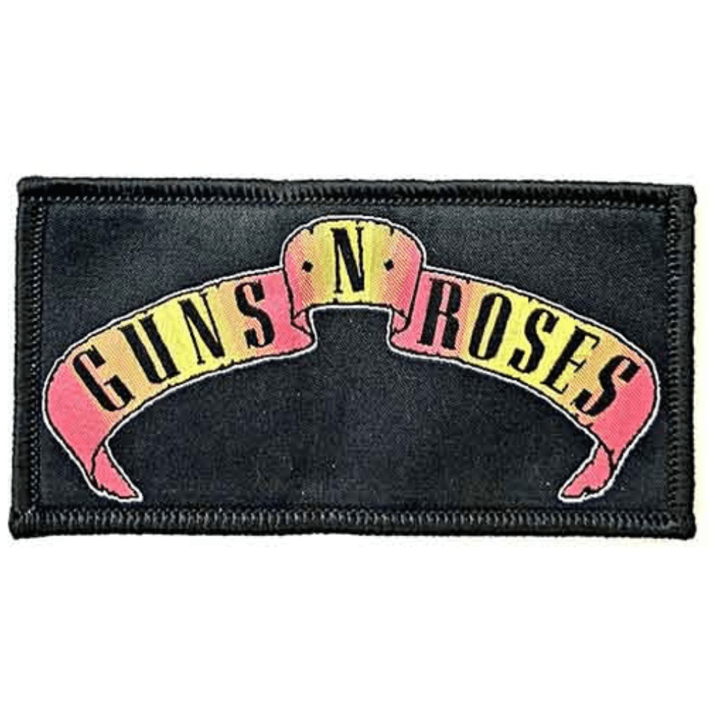 Guns N' Roses Patch · Scroll Logo Stripe