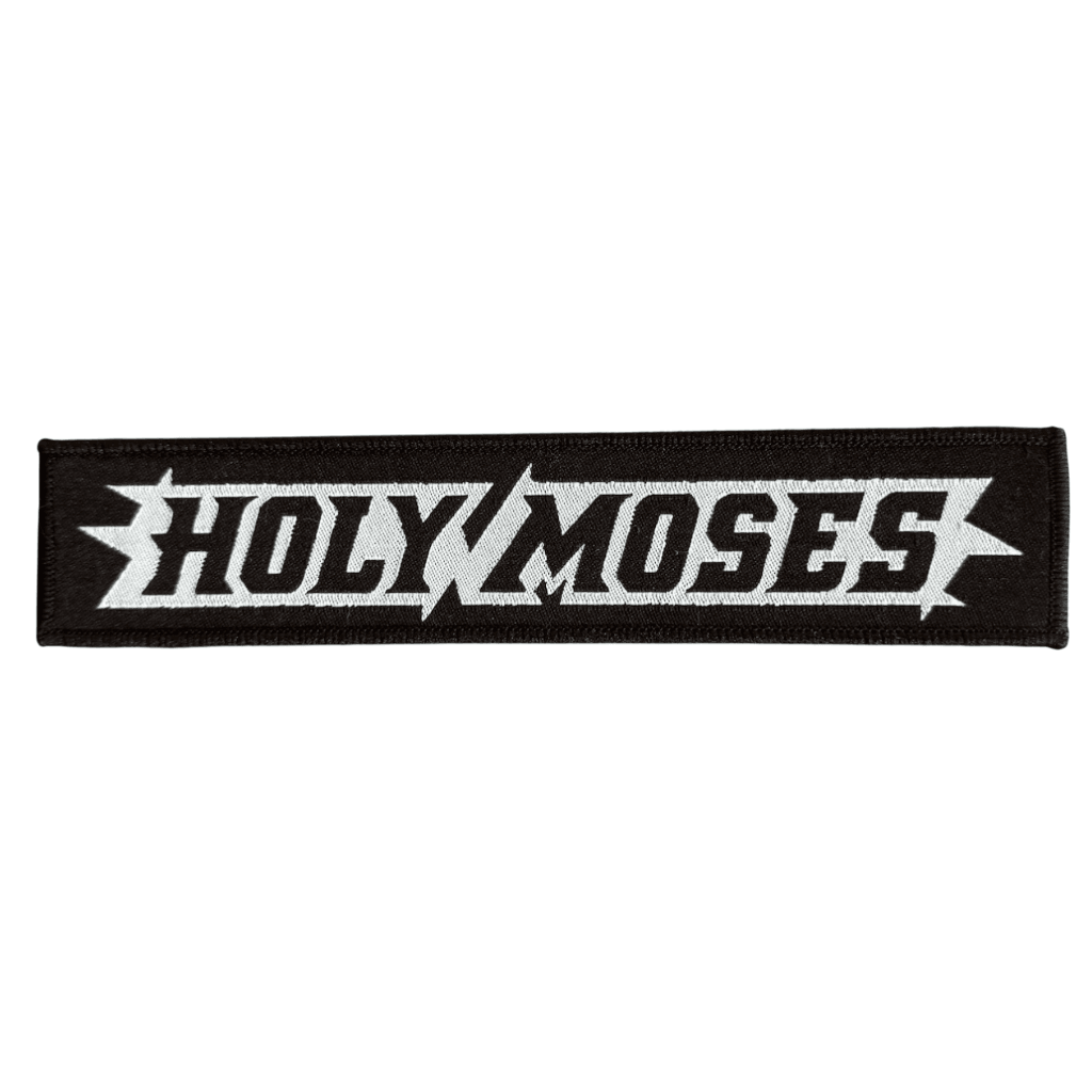 Holy Moses Patch · Grosser Logo Stripe (19cm x 4cm)
