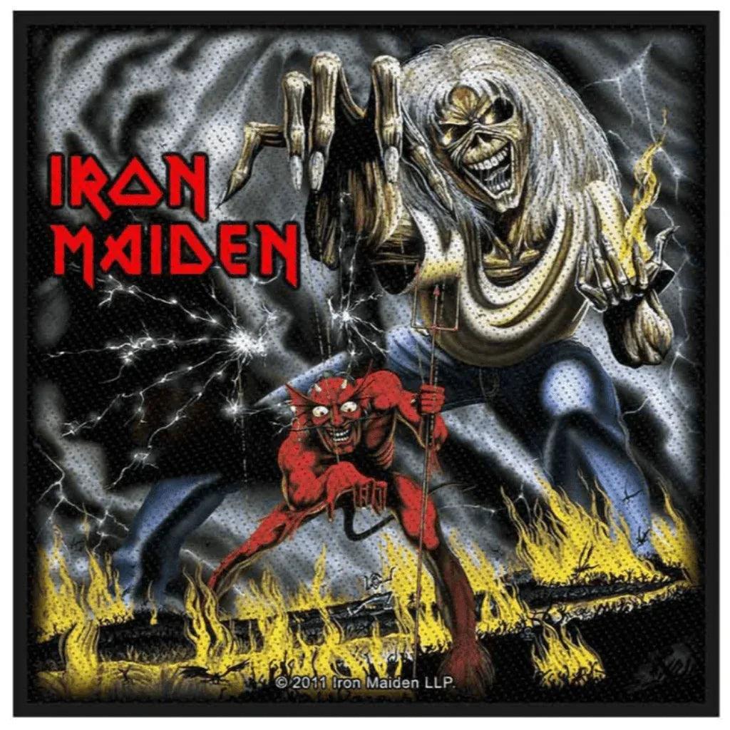 Iron-Maiden-Aufnaeher-Patch-Number-of-the-beast - Totenkopf.com