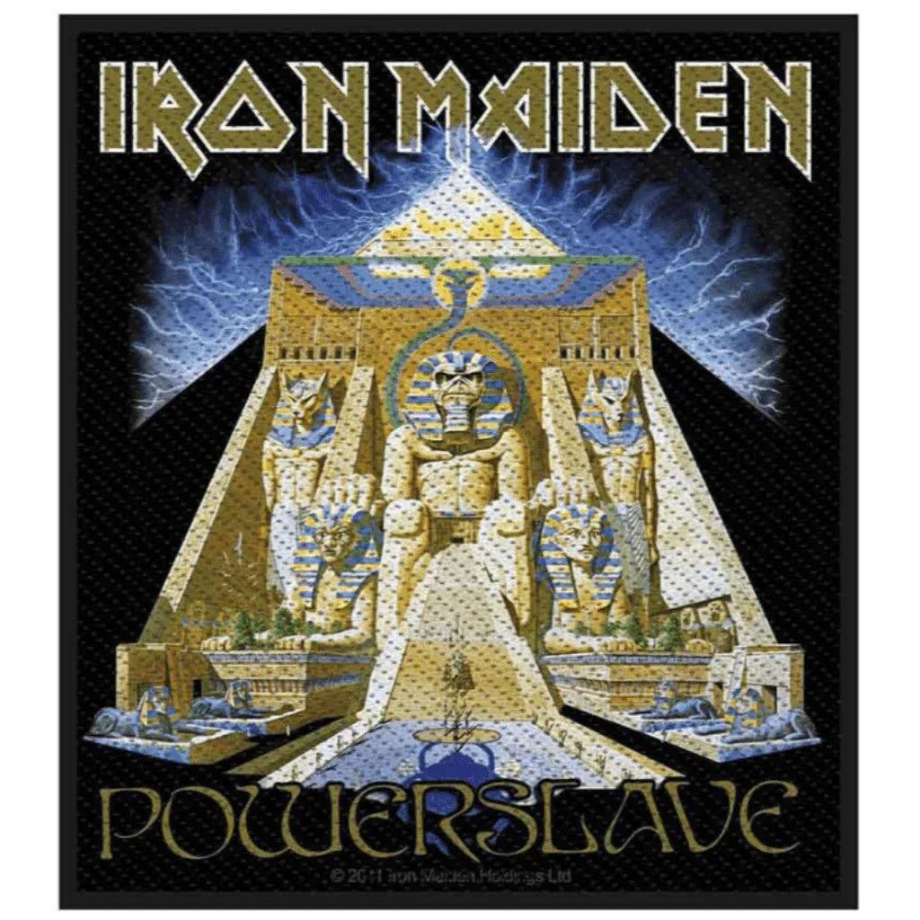 Iron-Maiden-Aufnaeher-Patch-Powerslave - Totenkopf.com