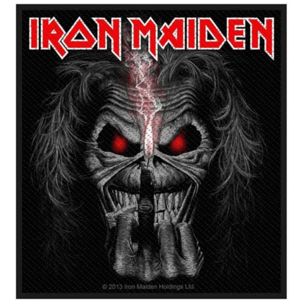 Iron-Maiden-Aufnaeher-Patch-eddie-candle-finger - Totenkopf.com