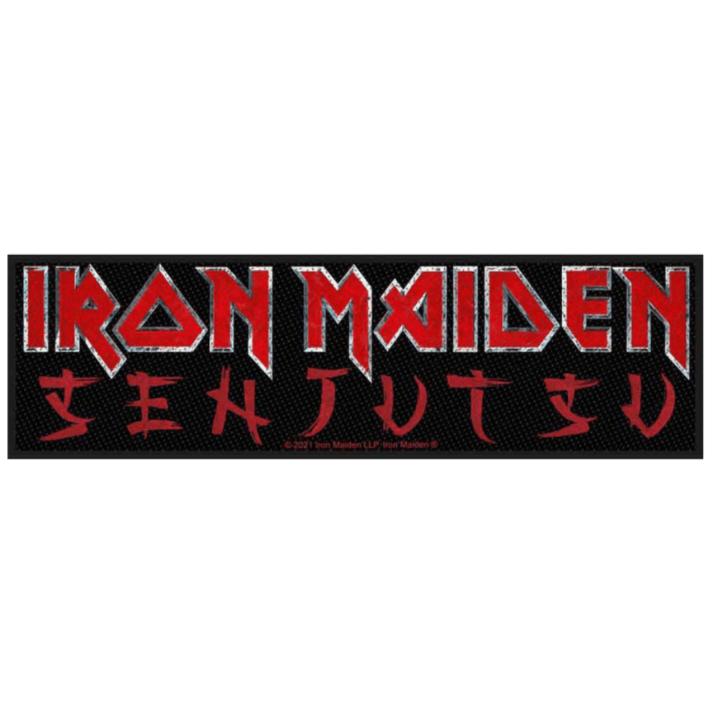 Iron Maiden Aufnäher Stripe Patch Senjutsu