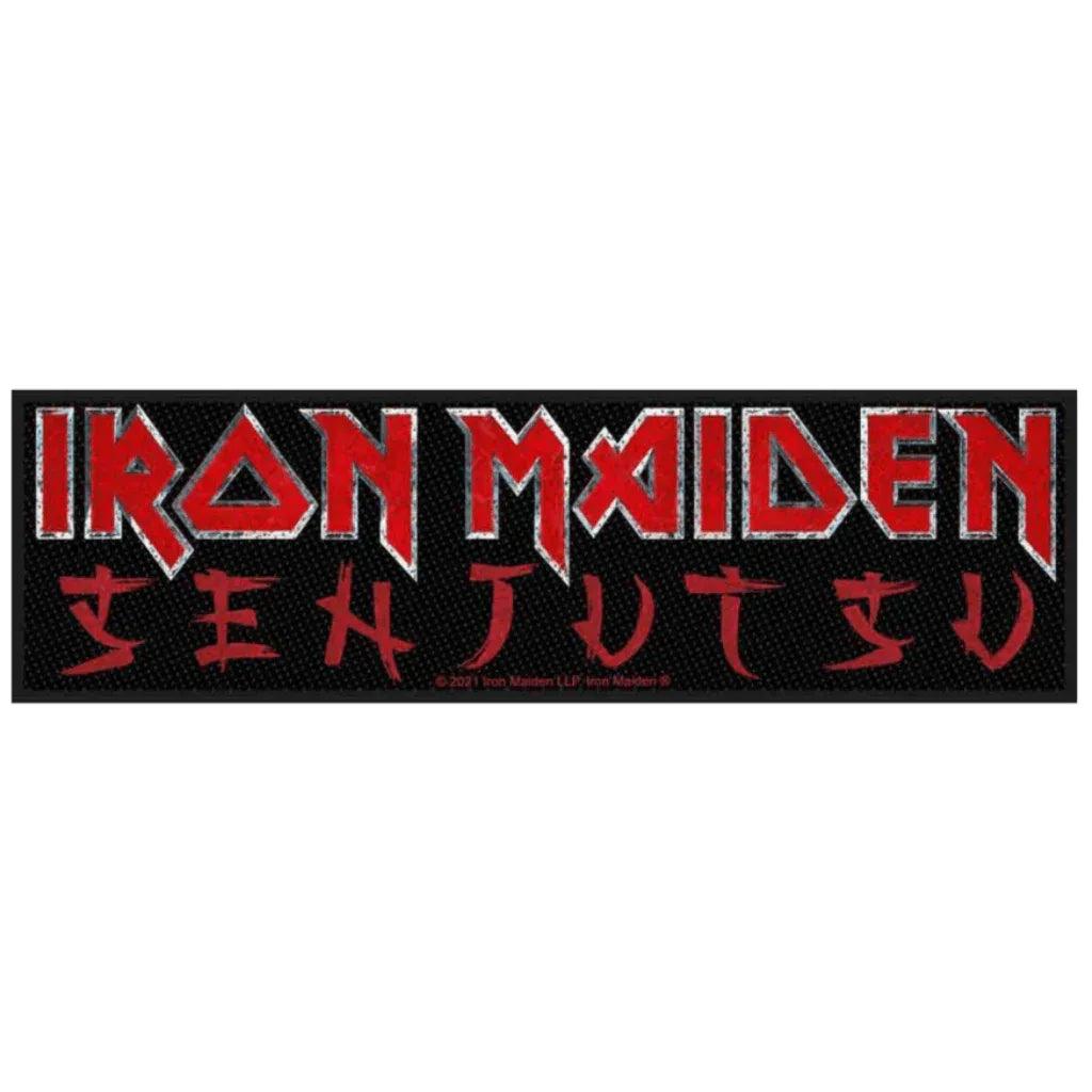 Iron-Maiden-Aufnaeher-Patch-senjutsu-stripe - Totenkopf.com