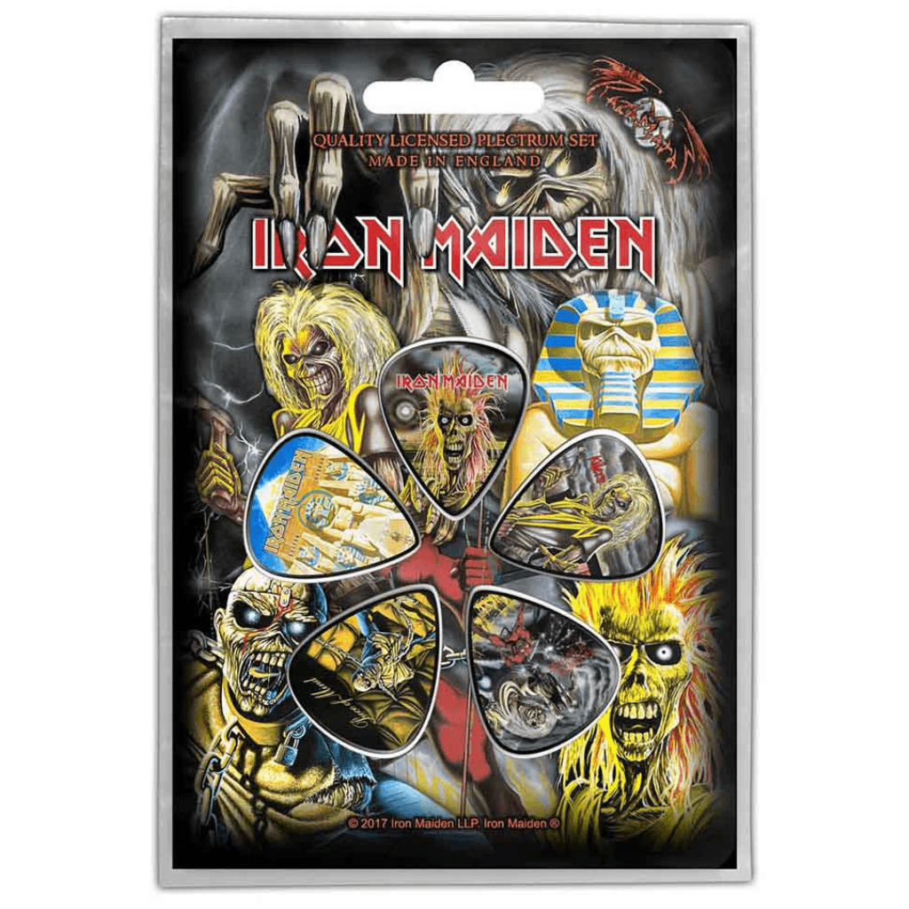Iron Maiden Gitarren Plektren · Early Albums · Band Merch