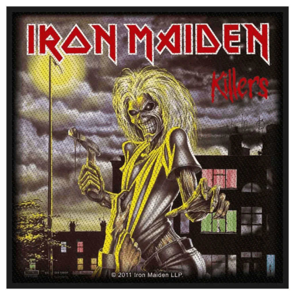 Iron Maiden Patch · Killers (10cm x 10cm) - Totenkopf.com