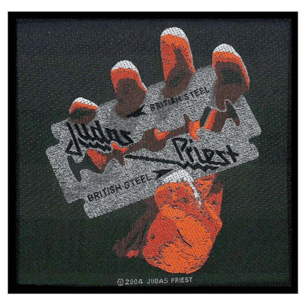 Judas-Priest-Aufnaeher-Patch-British-Steel - Totenkopf.com