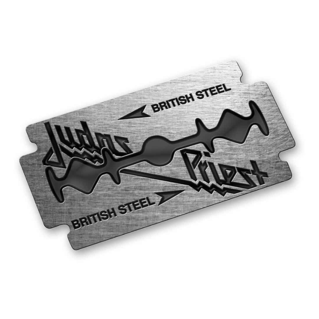 Judas Priest Anstecker · British Steel · Band Merch