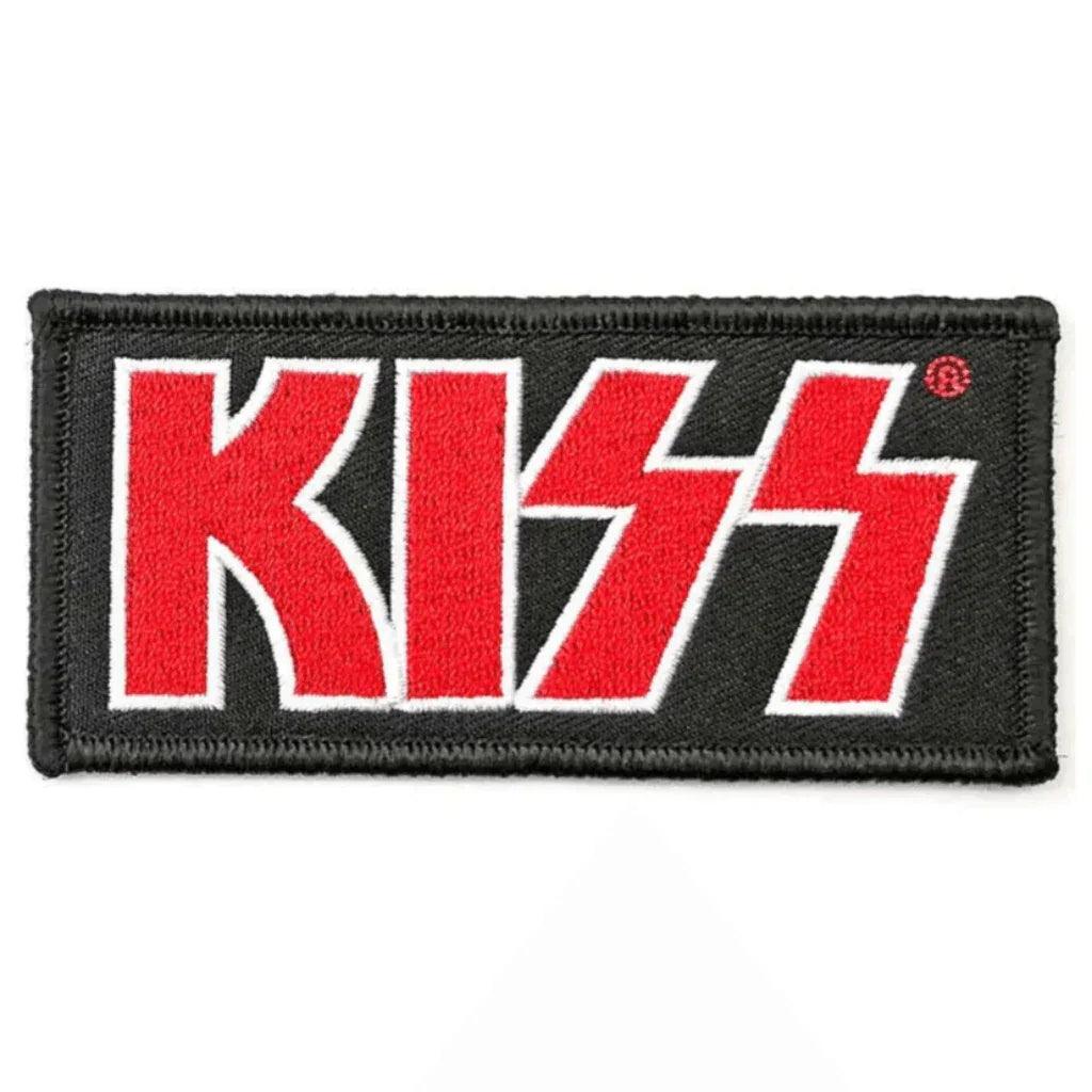 Kiss-Aufnaeher-Patch-Red-Logo - Totenkopf.com
