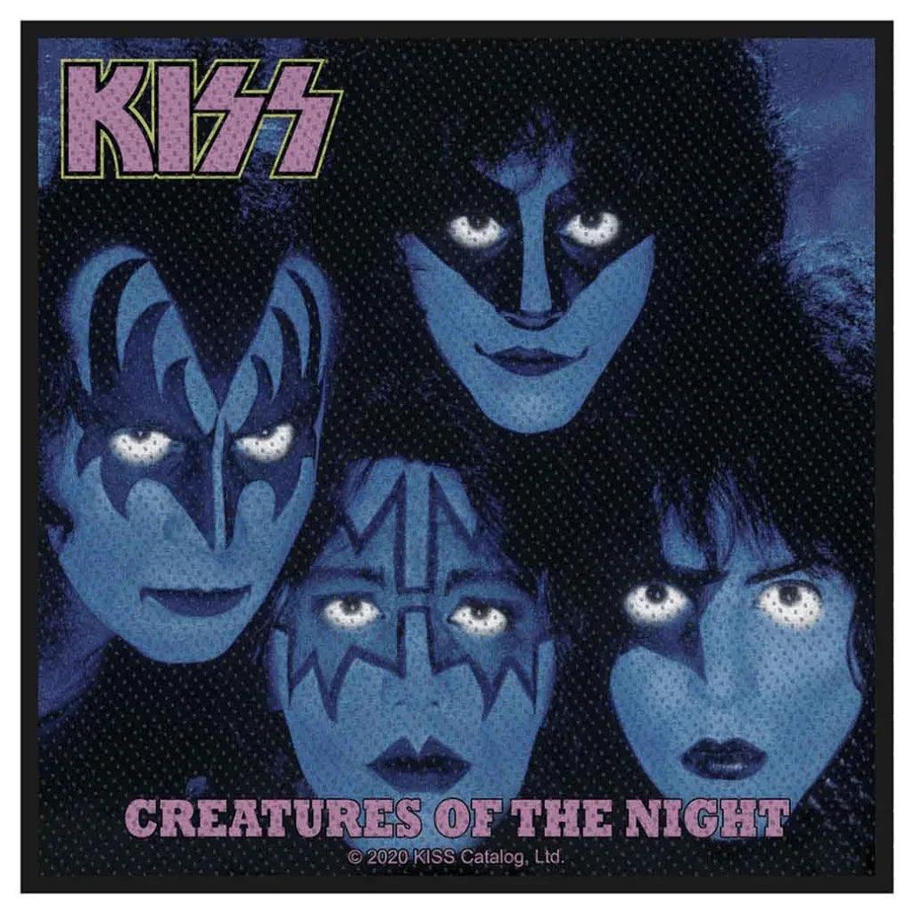 Kiss-Patch-Aufnaeher-Woven-Creatures-of-the-Night - Totenkopf.com