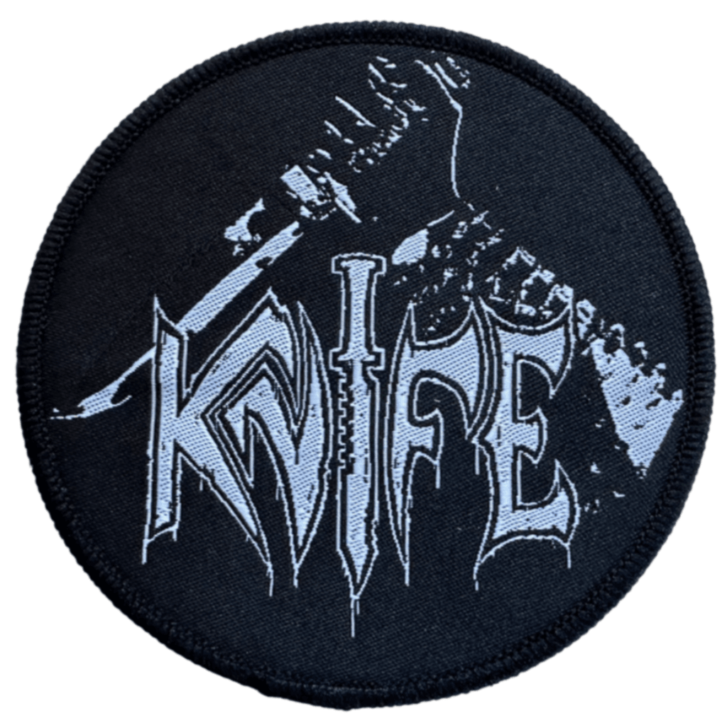 Knife Aufnäher Patch - Motiv: Logo Round