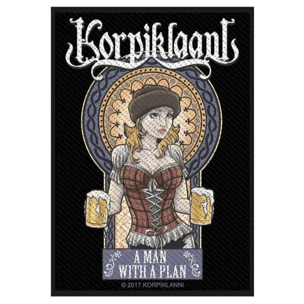 Korpiklaant-Aufnaeher-Patch-A-Man-With-A-Plan - Totenkopf.com