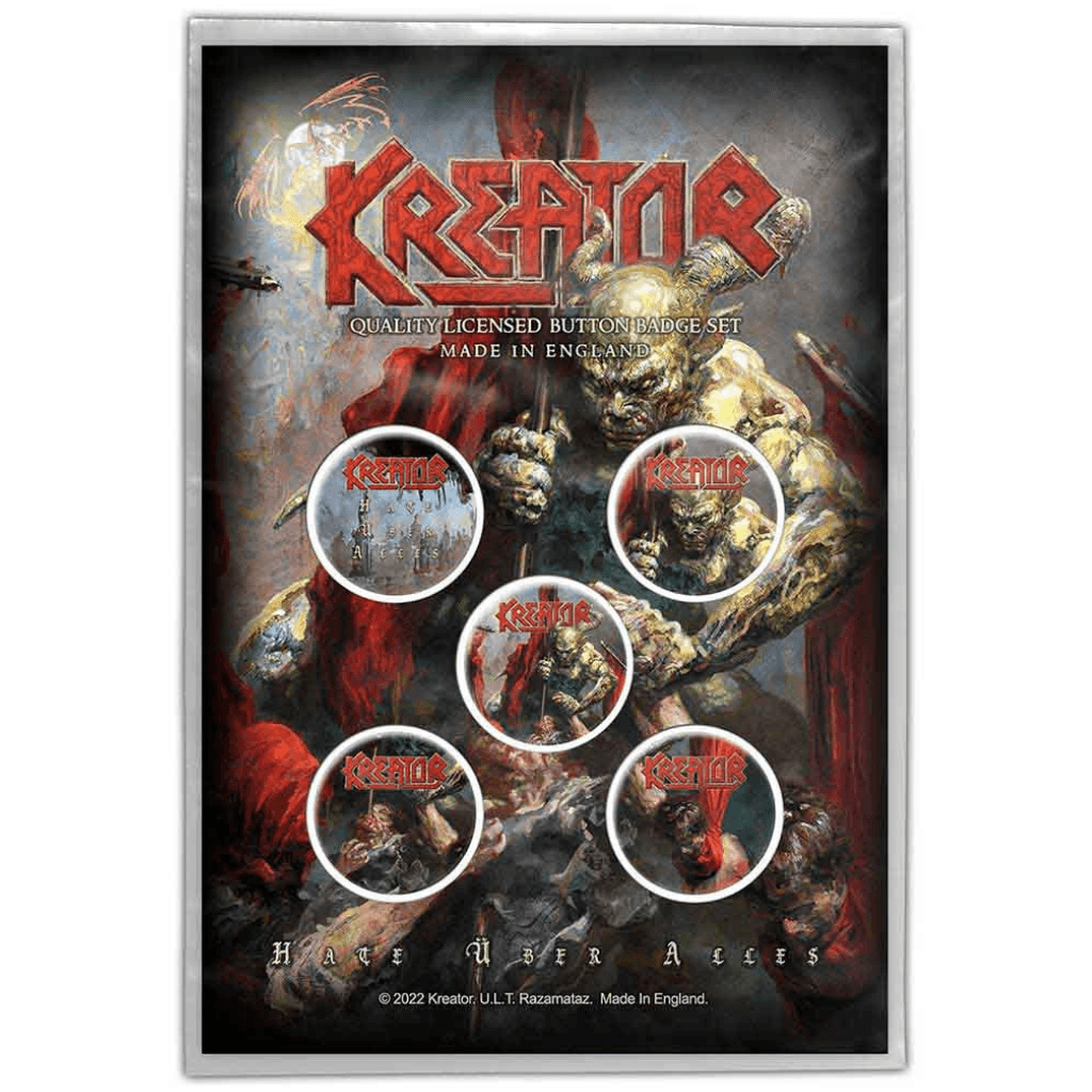 Kreator Button · Hate Uber Alles · Band Merch