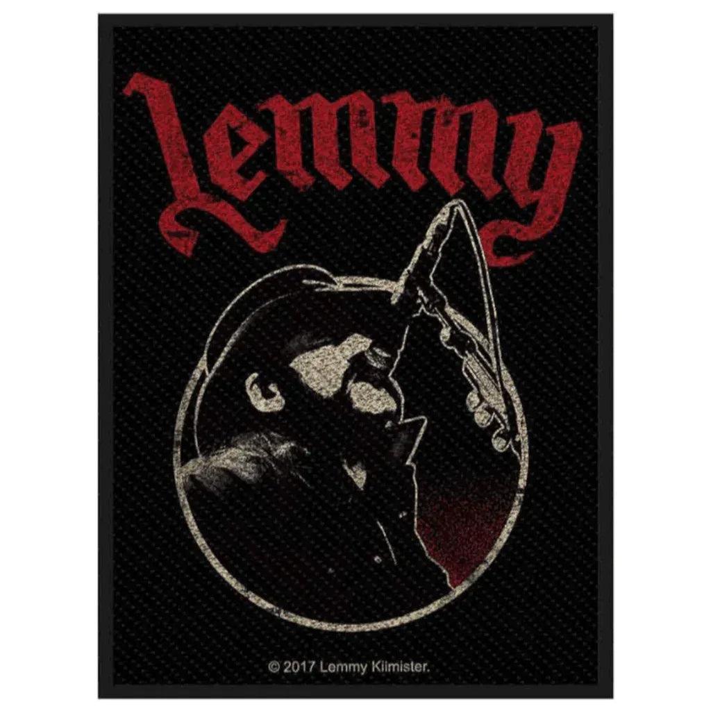 Lemmy-Kilmister-Motorhead-Aufnaeher-Patch-Microphone - Totenkopf.com
