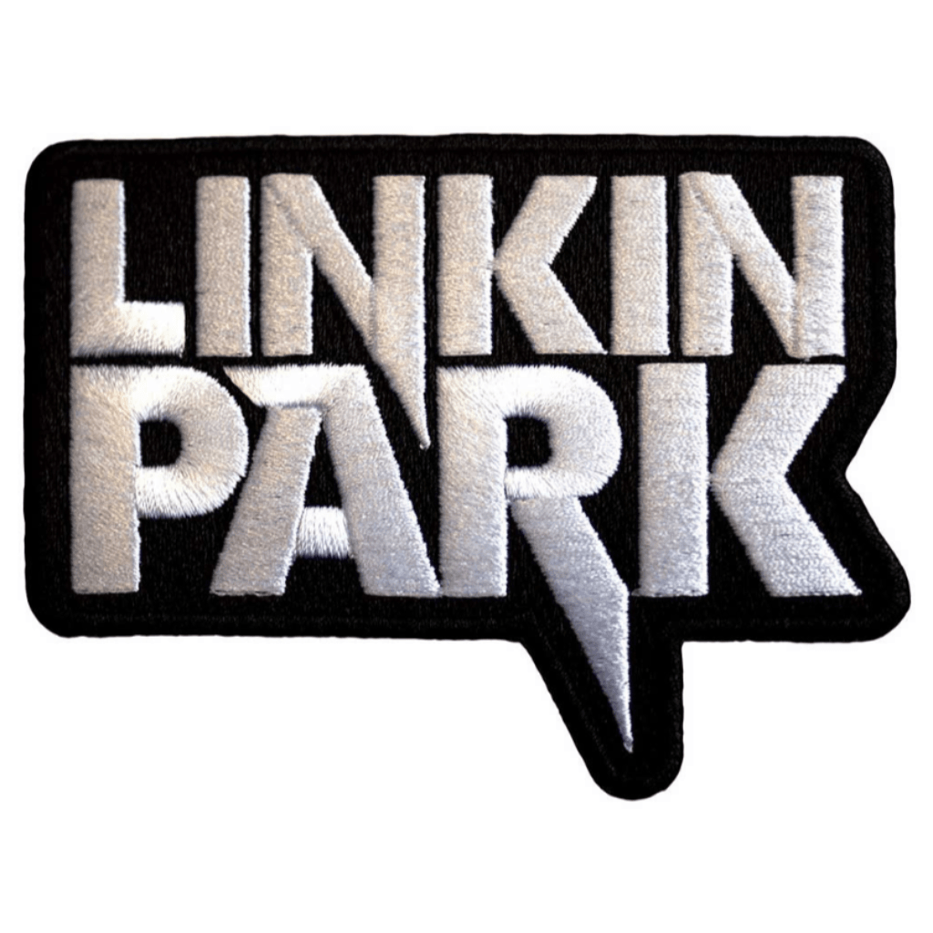 Linkin Park Patch · White Logo · Official Metal Band Merch