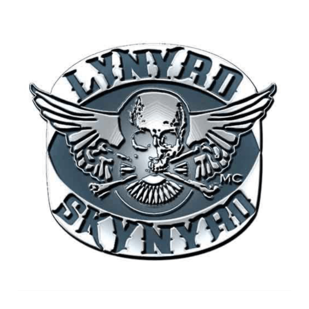 Lynyrd Skynyrd Anstecker · Skull Logo · Band Merch