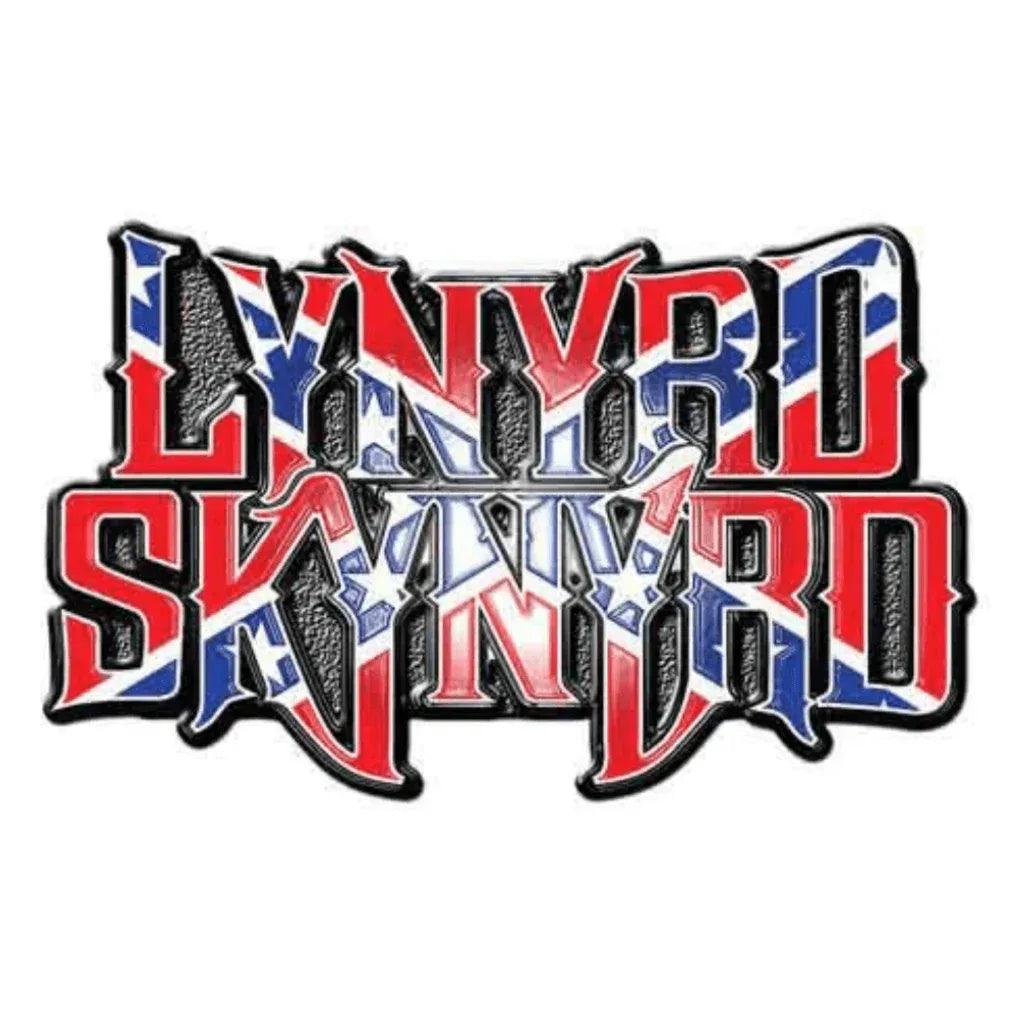 LynyrdSkynyrdAnsteckerPin_Logo_OfficialMetalBandMerch - Totenkopf.com