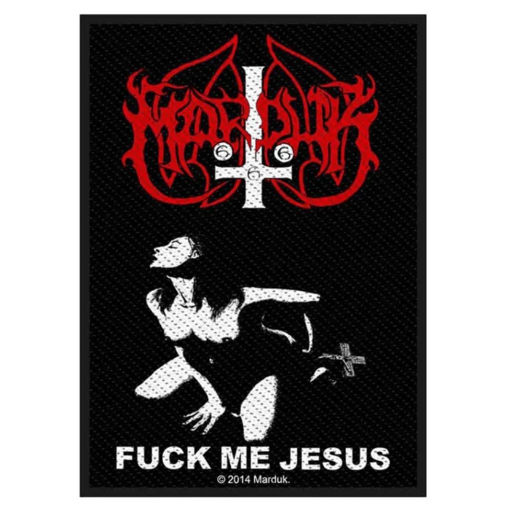Marduk-Aufnaeher-Patch-Fuck-me-Jesus - Totenkopf.com