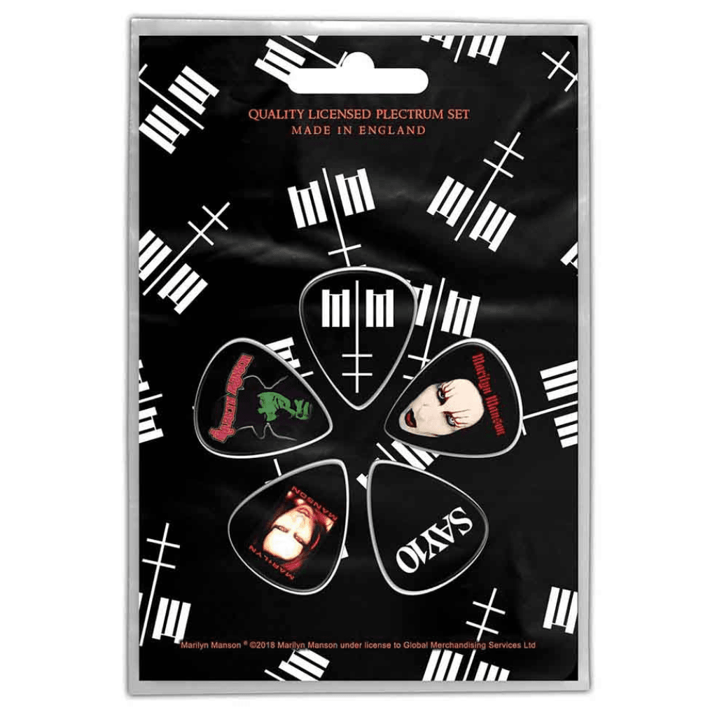 Marilyn Manson Gitarren Plektren · MM · Band Merch