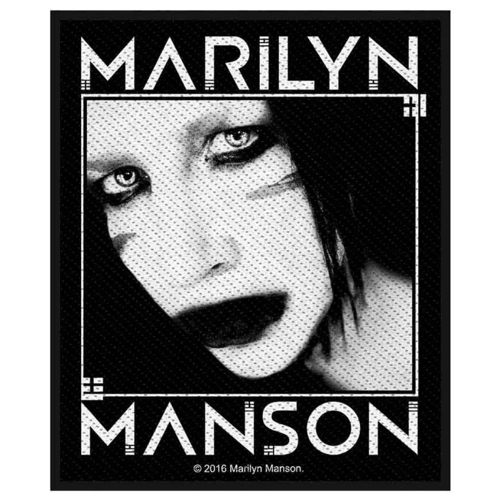Marilyn-Manson-Patch-Aufnaeher-Villain - Totenkopf.com