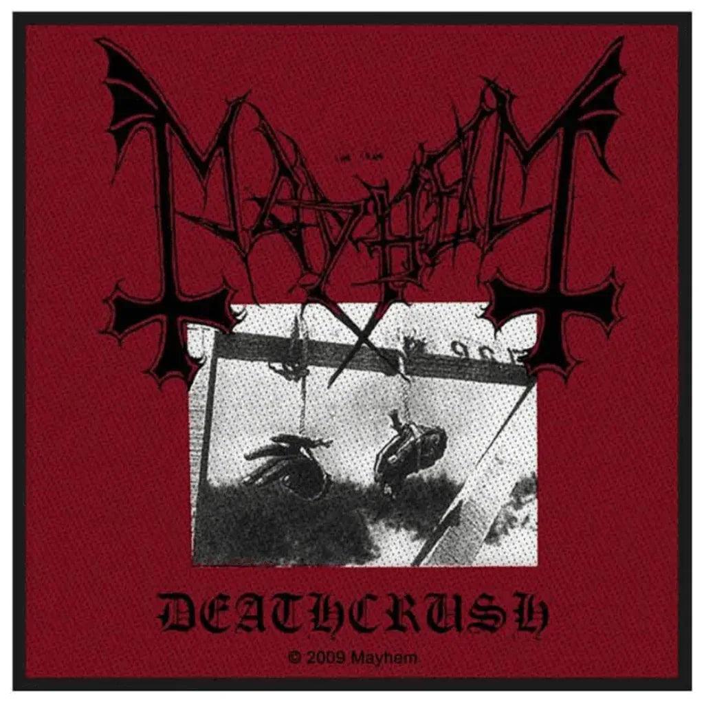 Mayhem Patch · Deathcrush (10cm x 10cm) - Totenkopf.com