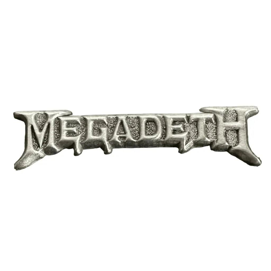 Megadeth-Anstecker-Pin-Logo-Silver - Totenkopf.com