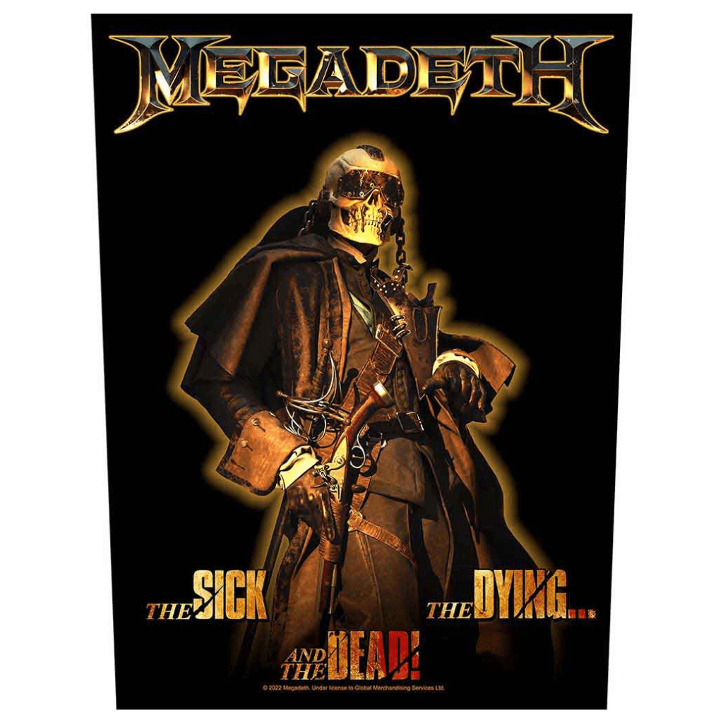 Megadeth Backpatch · The Sick The Ding And The Dead