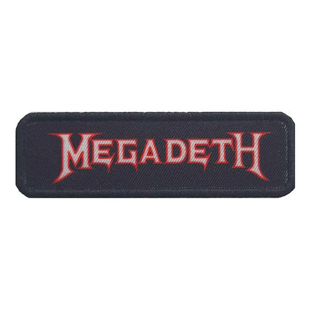 Megadeth Patch · Logo Outline klein (8cm x 3cm) - Totenkopf.com