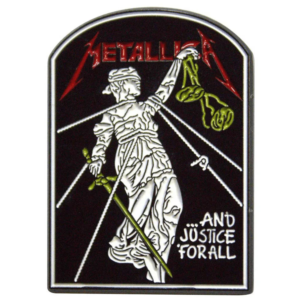 Metallica Anstecker Pin · And Justice For All Tombstone - Totenkopf.com