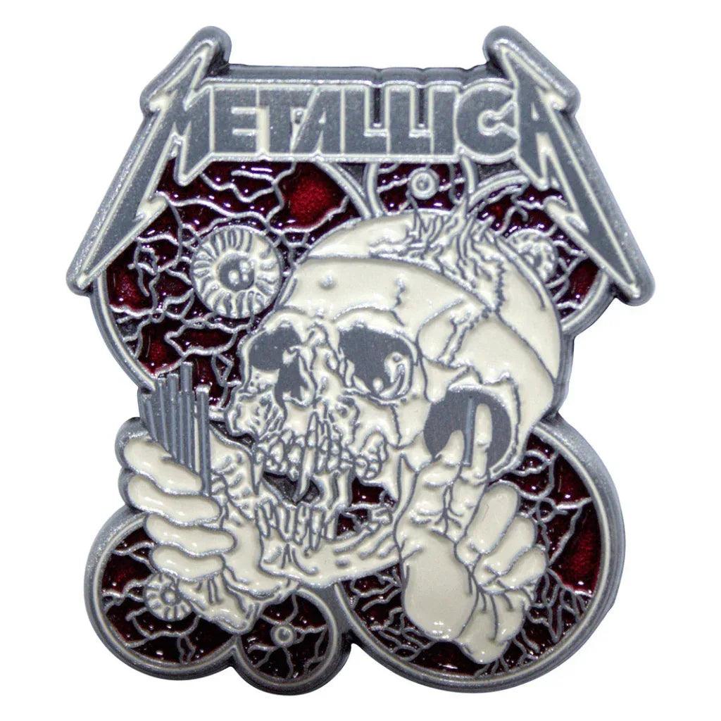Metallica-Anstecker-Pin-The-Shortest-Straw - Totenkopf.com