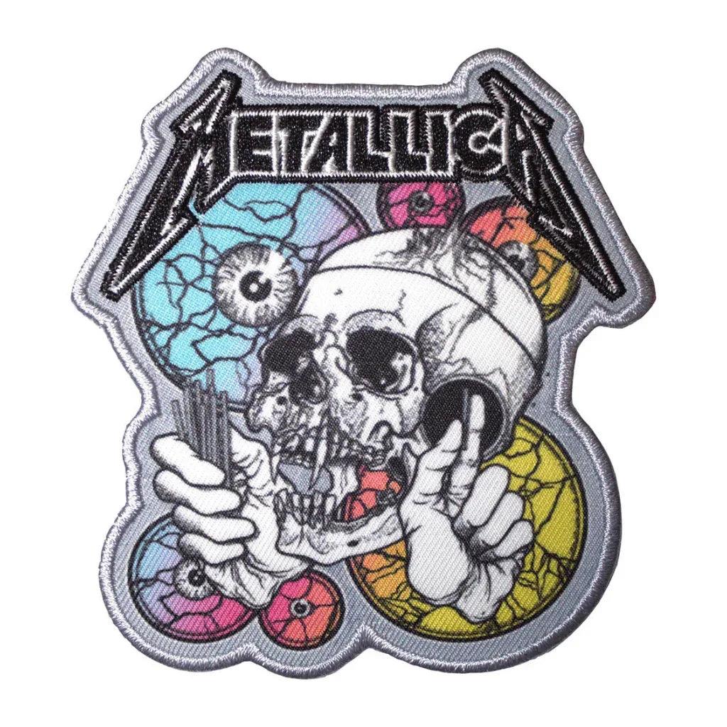 Metallica-Merch-Patch-The-Shortest-Straw-Multicolored - Totenkopf.com