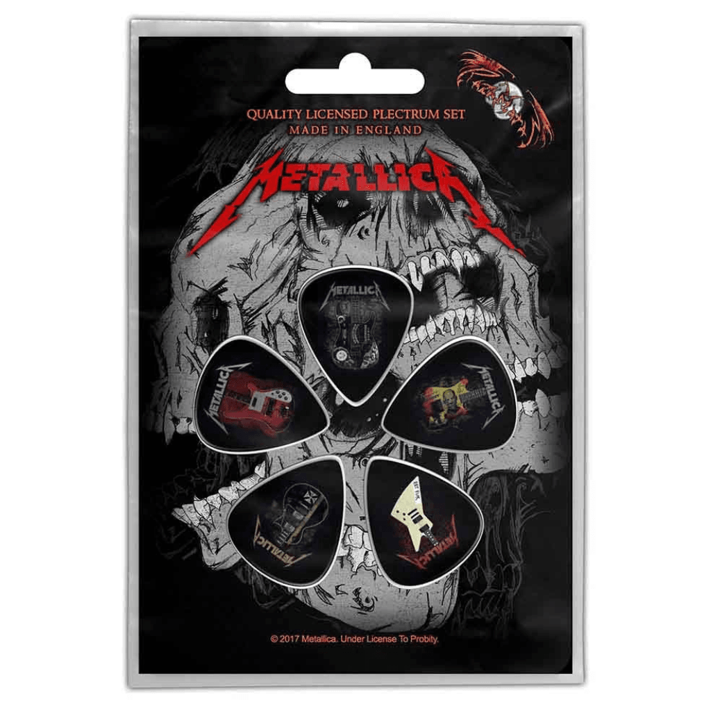 Metallica Gitarren Plektren · Guitars · Band Merch