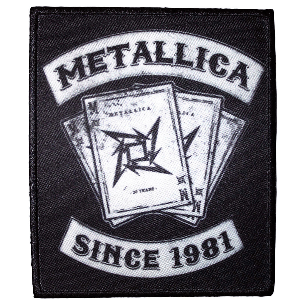 Metallica Patch · 30th Anniversary Playing Card