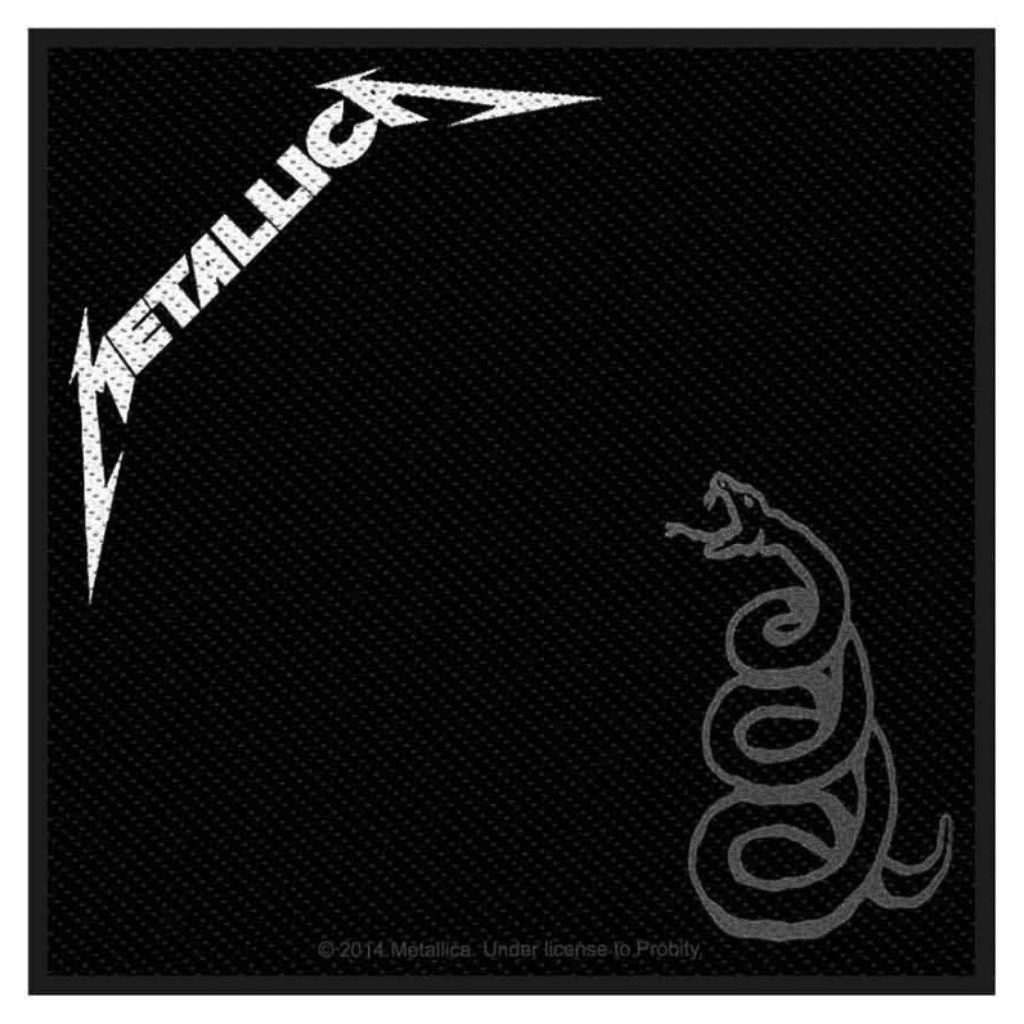 Metallica Aufnäher Patch Black Album 2014