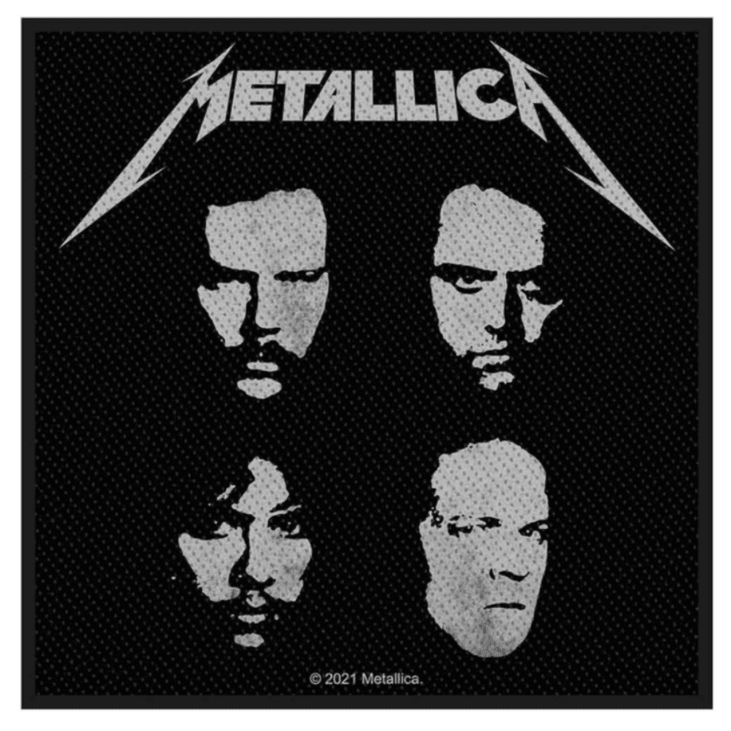 Metallica Aufnäher Patch Black Album 2021
