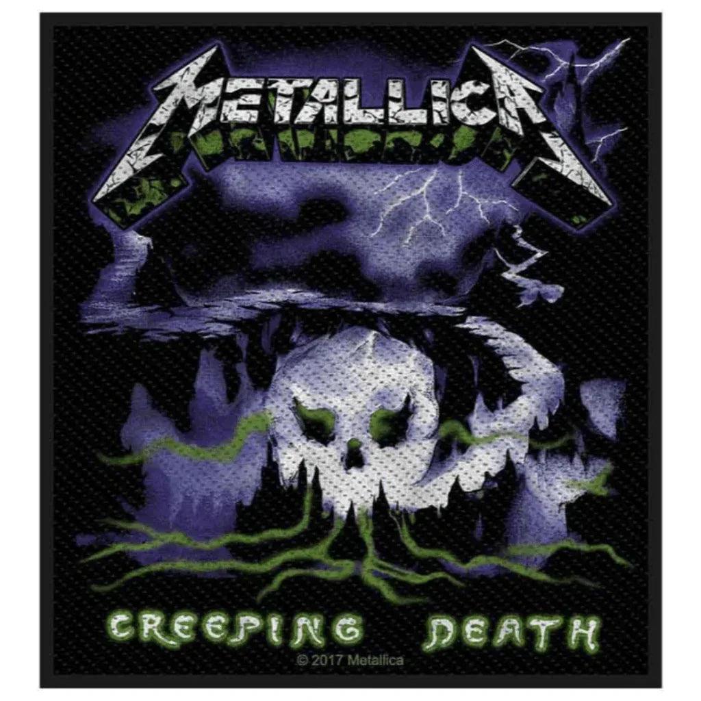 Metallica-Patch-Aufnaeher-Creeping-Death - Totenkopf.com