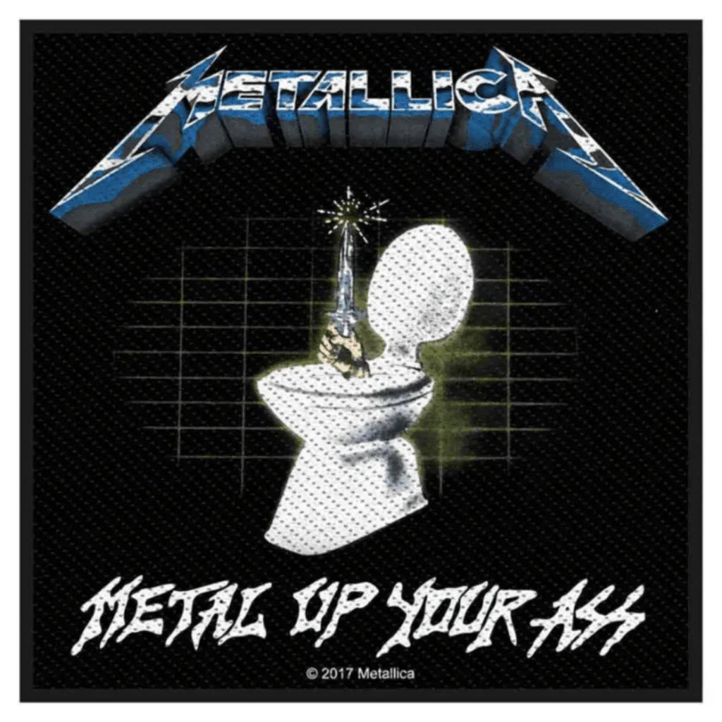 Metallica-Patch-Aufnaeher-Metal-Up-Your-Ass - Totenkopf.com
