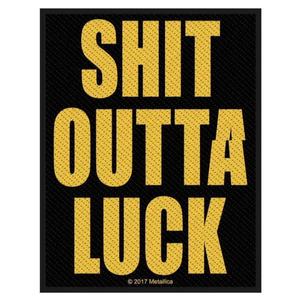 Metallica-Patch-Aufnaeher-Shit-Outta-Luck - Totenkopf.com