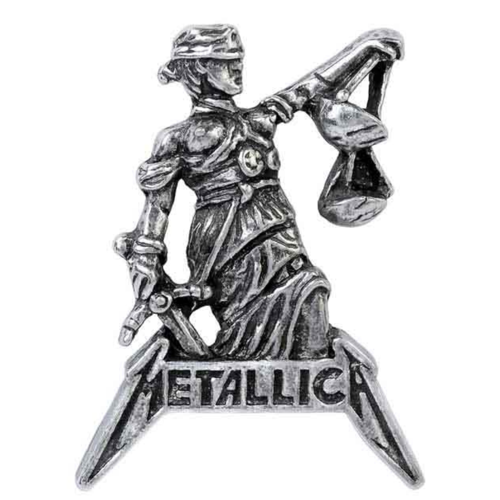 Metallica Anstecker Pin · Justice