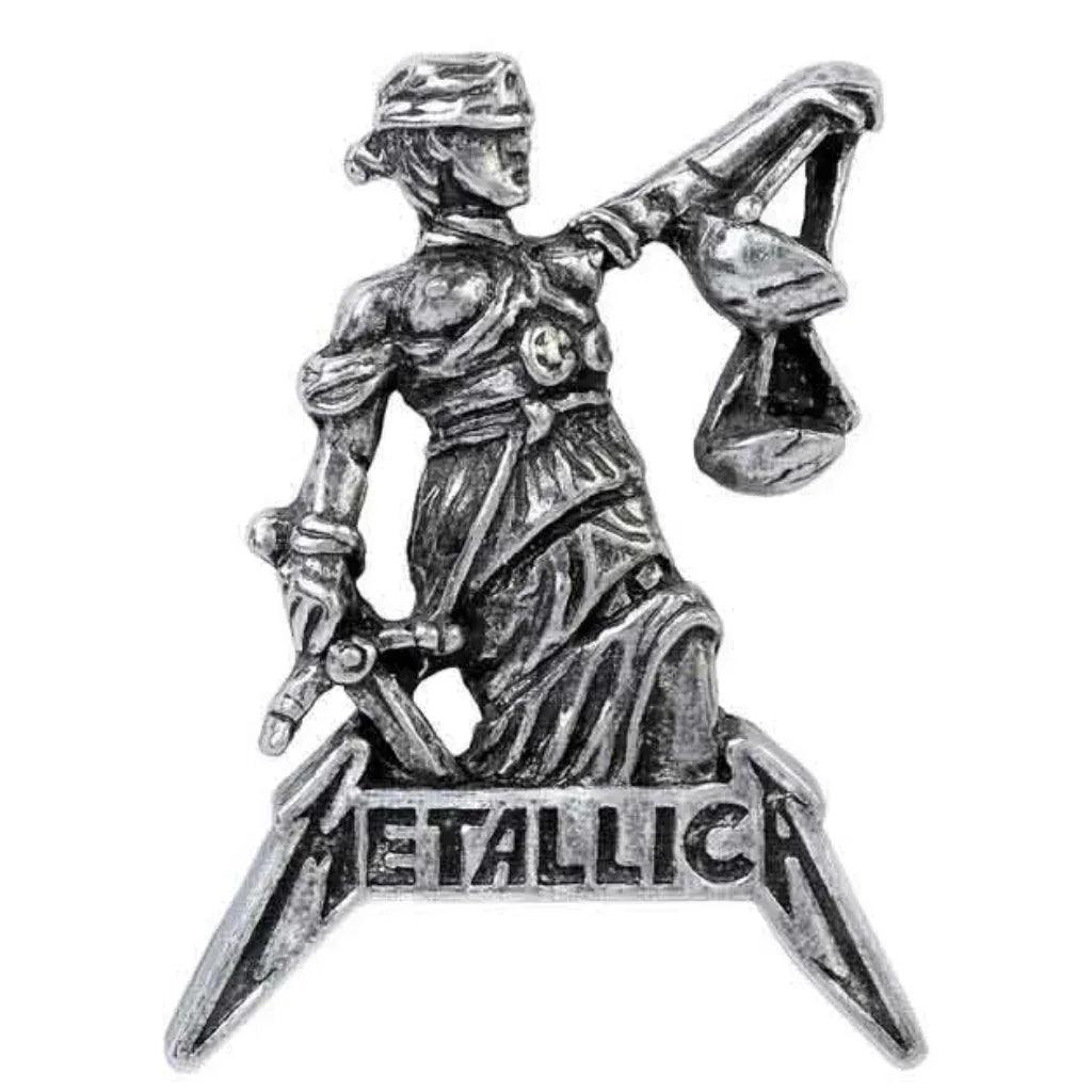 Metallica-Pin-Anstecker-Justice - Totenkopf.com