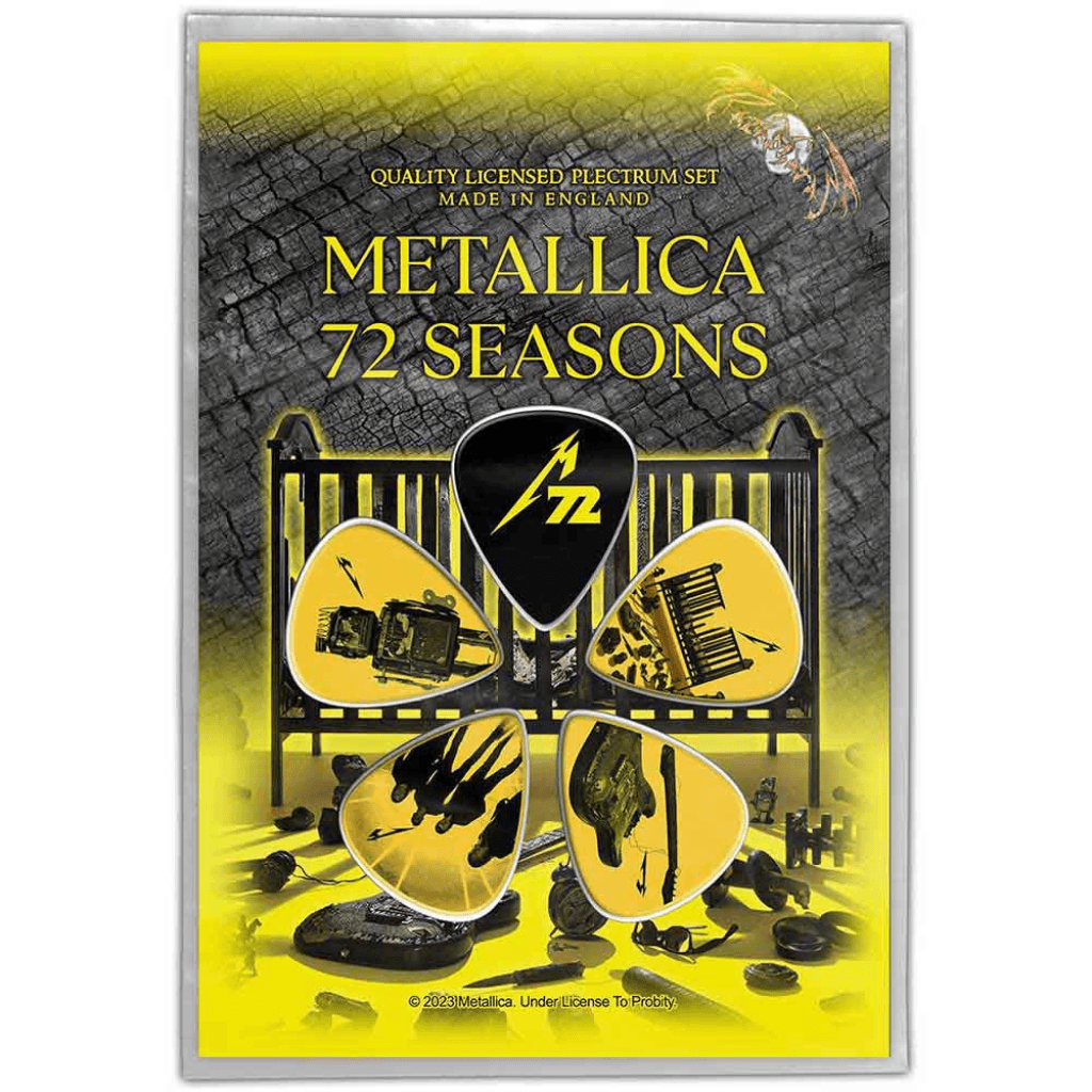 Metallica Gitarren Plektren · 72 Seasons · Band Merch